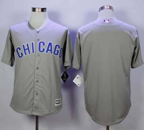 Chicago Cubs Customized Men's Gray New Cool Base Road Stitched MLB Jersey,We sell and wholesale Chicago Cubs Customized Men's Gray New Cool Base Road Stitched MLB Jersey on line form chian!